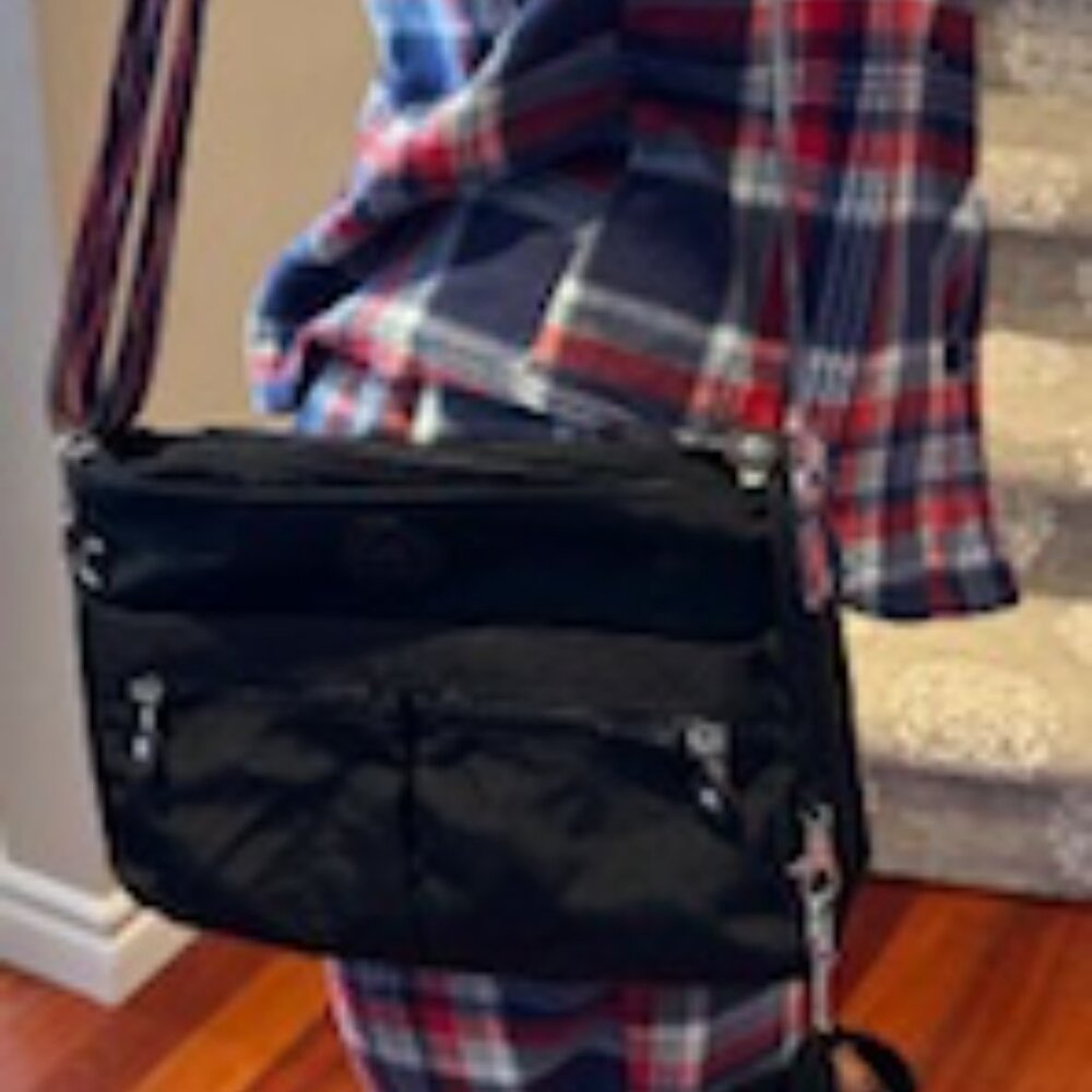 KIPLING Crossbody Bag with colorful adjustable strap - VERY GOOD CONDITION - Picture 8 of 13